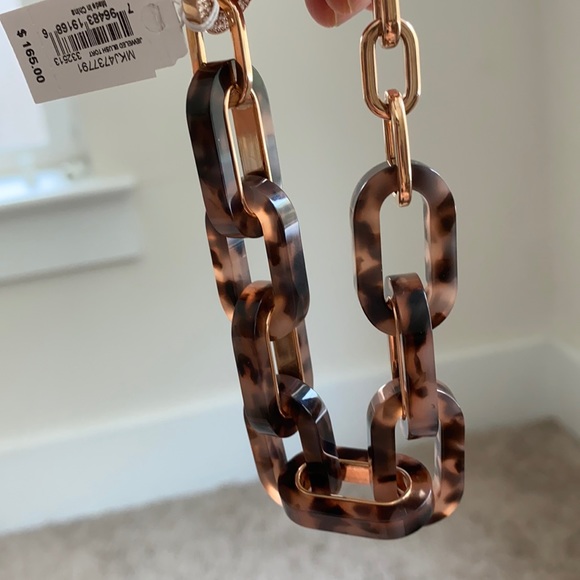 NWT Michael Kors tortoise shell link bracelet - Picture 8 of 8